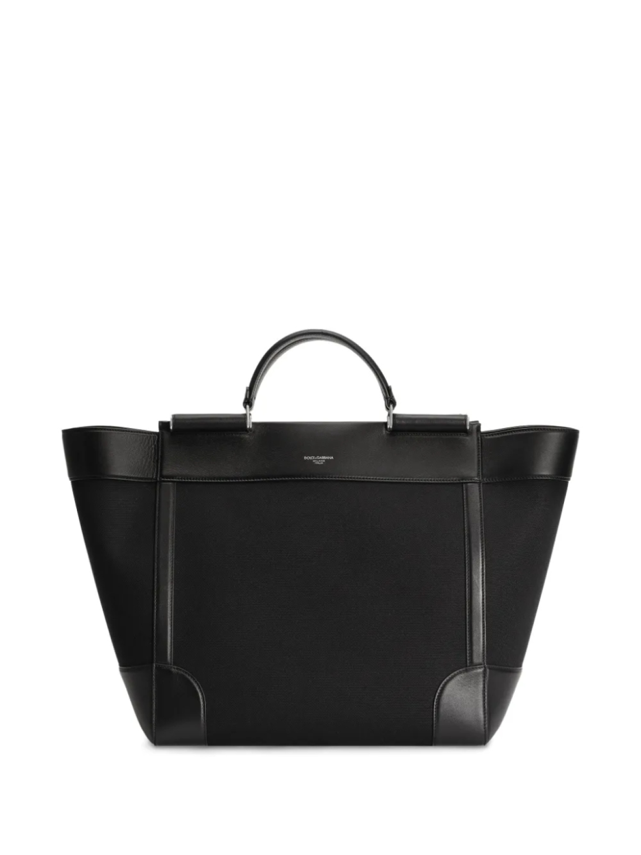 Сумка-тоут с логотипом Dolce & Gabbana, черный 
Сумка-тоут с логотипом Dolce & Gabbana, черный