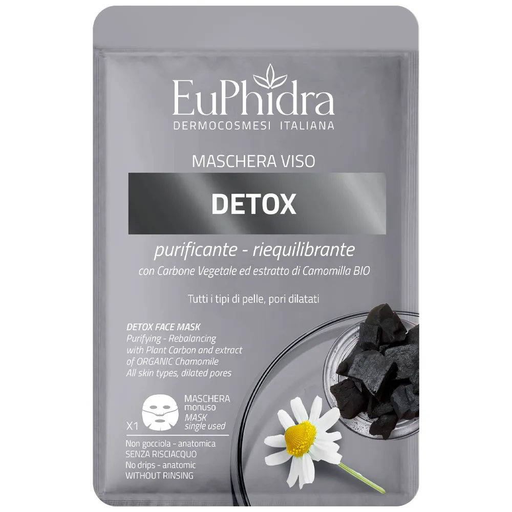 Маска для лица EuPhidra Detox, 1 шт., очищающая и восстанавливающая баланс
Маска для лица EuPhidra Detox, 1 шт., очищающая и восстанавливающая баланс