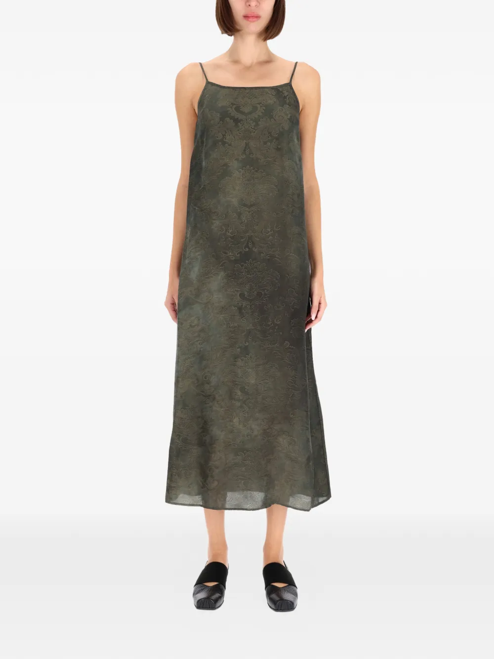 Платье миди с принтом Uma Wang, зеленый
Платье миди с принтом Uma Wang, зеленый