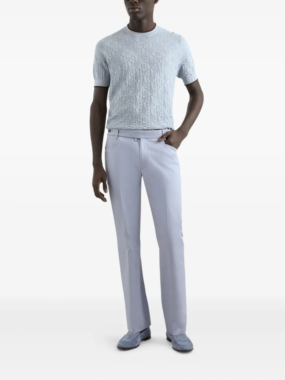 Брюки со складками DOLCE & GABBANA, синий
Брюки со складками DOLCE & GABBANA, синий