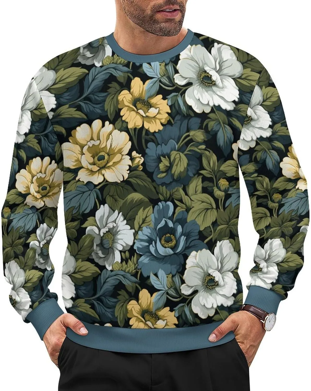 Мужской оверсайз свитер с длинным рукавом и круглым вырезом HLSDFRES
Мужской оверсайз свитер с длинным рукавом и круглым вырезом HLSDFRES