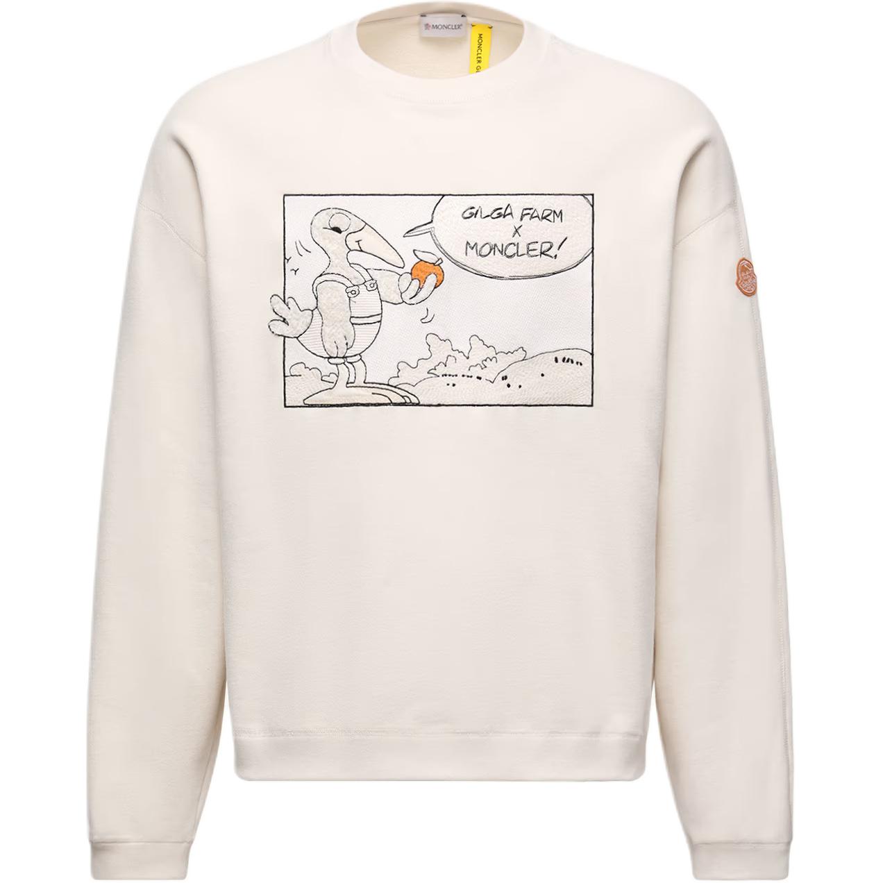 Свитшот Moncler X Gilga Farm By Donald Glover MONCLER GENIUS, слоновая кость
Свитшот Moncler X Gilga Farm By Donald Glover MONCLER GENIUS, слоновая кость