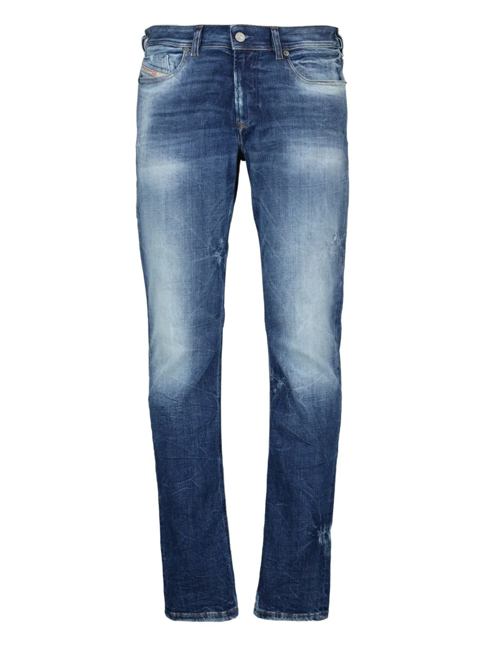 Джинсы облегающего кроя с потертостями DIESEL, синий
Джинсы облегающего кроя с потертостями DIESEL, синий