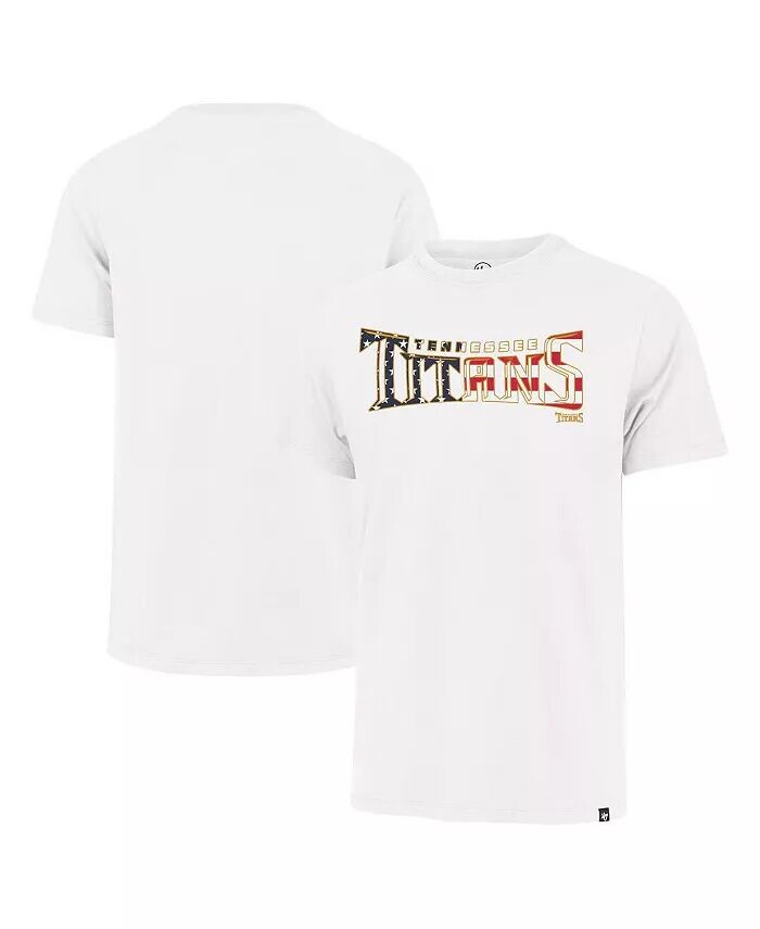 47 Мужская белая футболка с надписью «Tennessee Titans Flag Script Franklin» '47 Brand
47 Мужская белая футболка с надписью «Tennessee Titans Flag Script Franklin» '47 Brand