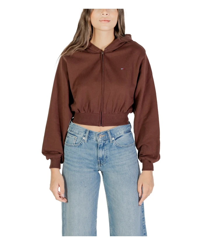 Укороченная толстовка с флагом Tommy Jeans, коричневый
Укороченная толстовка с флагом Tommy Jeans, коричневый