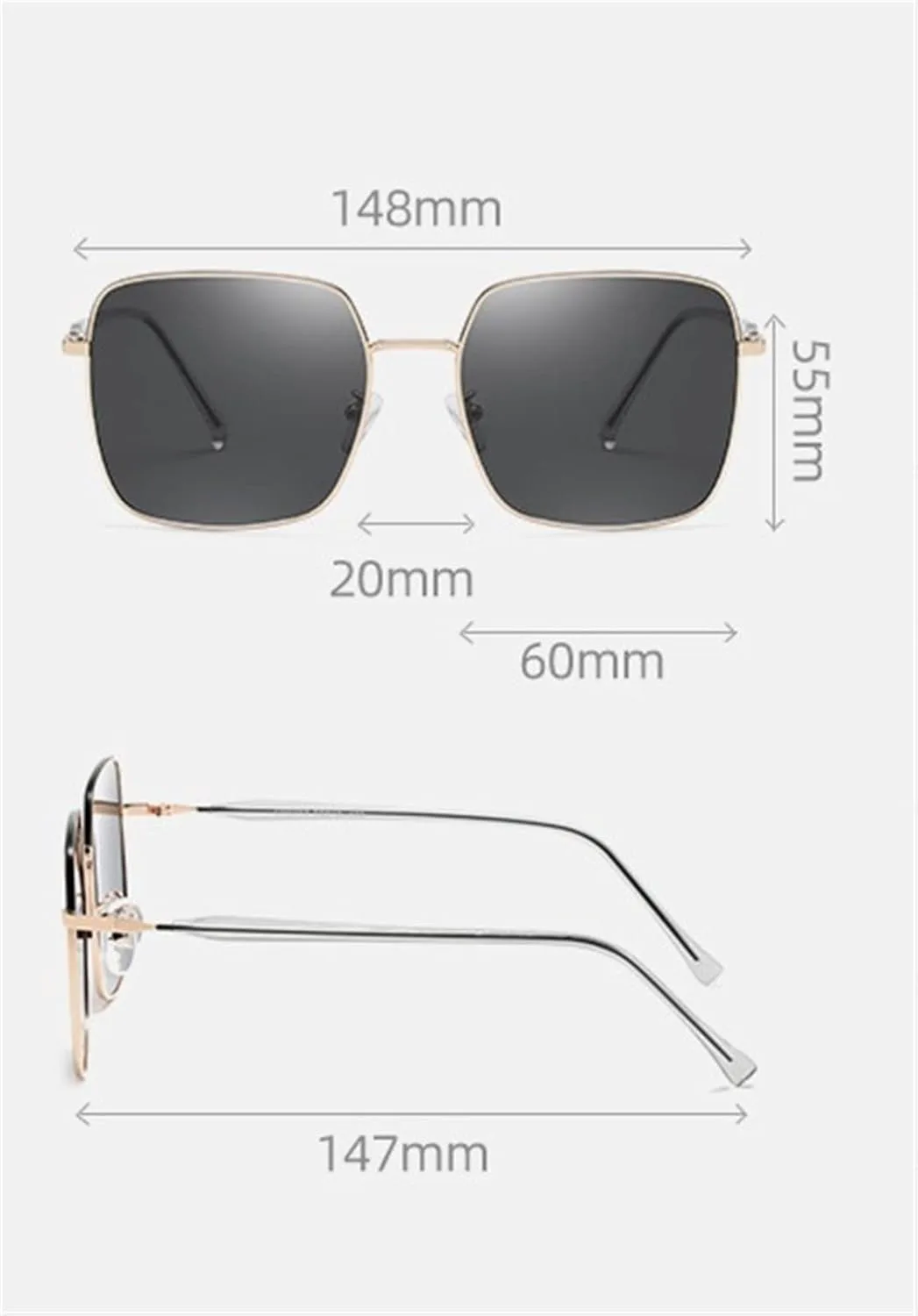 Поляризованные солнцезащитные очки GAOXIN в крупной оправе для мужчин и женщин, металлические, для активного отдыха на открытом воздухе (Цвет: B, Размер: Средний), B
Поляризованные солнцезащитные очки GAOXIN в крупной оправе для мужчин и женщин, металлические, для активного отдыха на открытом воздухе (Цвет: B, Размер: Средний), B