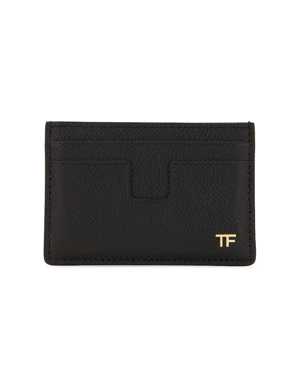 Классический визитница из мелкозернистой кожи теленка T-Line Tom Ford, черный
Классический визитница из мелкозернистой кожи теленка T-Line Tom Ford, черный