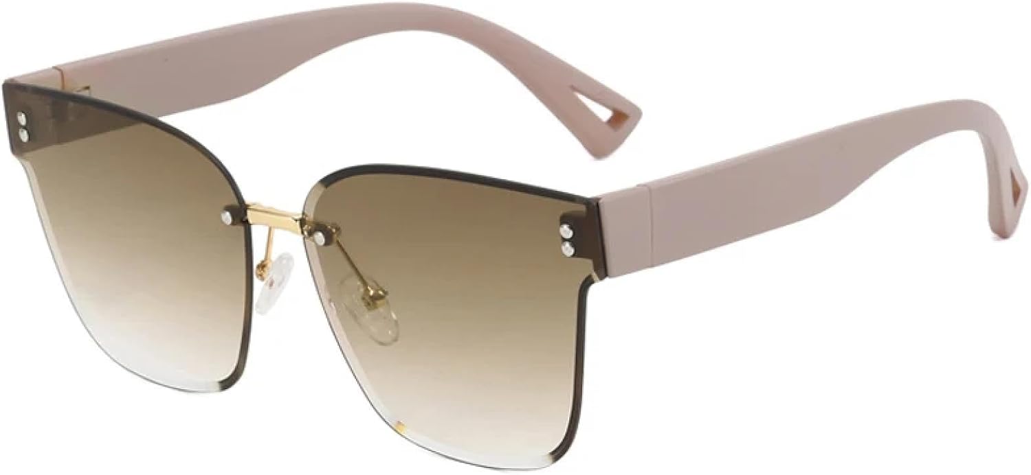 Солнцезащитные очки без оправы для женщин и мужчин, модные, роскошные, трендовые, панк, для активного отдыха, вождения, солнцезащитные очки с защитой от УФ-излучения UV400 TKKTLLT, Coffee Tea
Солнцезащитные очки без оправы для женщин и мужчин, модные, роскошные, трендовые, панк, для активного отдыха, вождения, солнцезащитные очки с защитой от УФ-излучения UV400 TKKTLLT, Coffee Tea