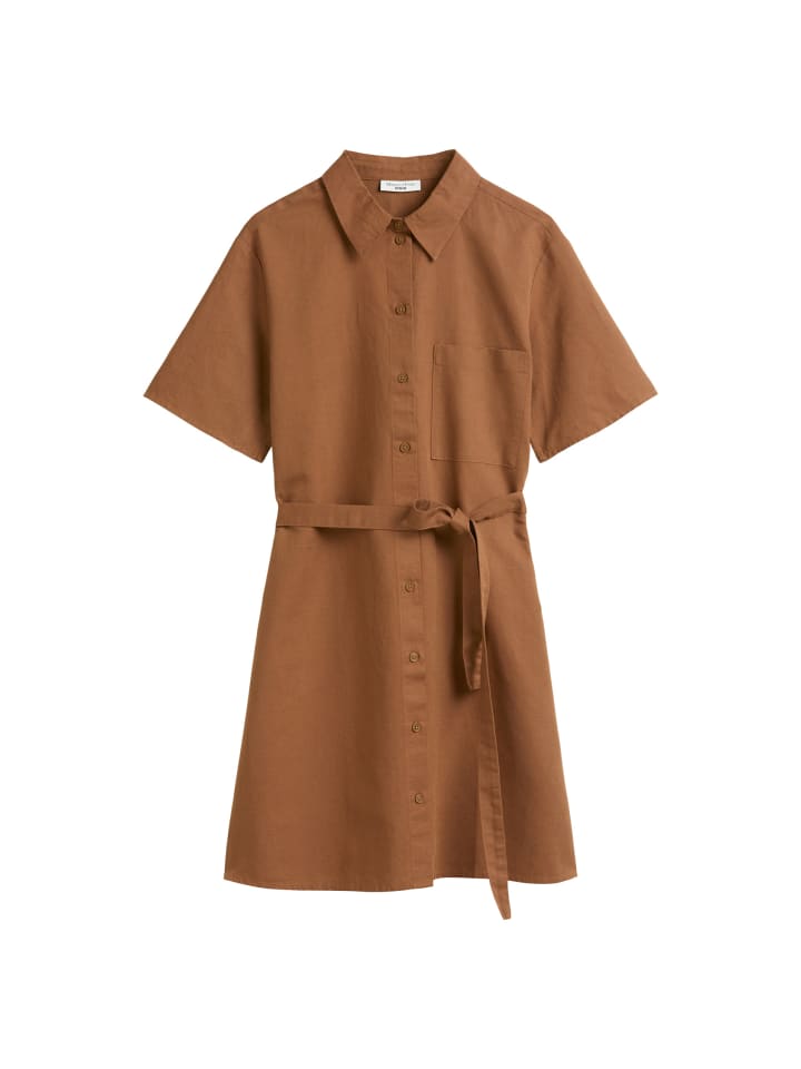 Marc O'Polo DENIM Свободное платье-рубашка, окрашенное в цвет растопленного шоколада
Marc O'Polo DENIM Свободное платье-рубашка, окрашенное в цвет растопленного шоколада