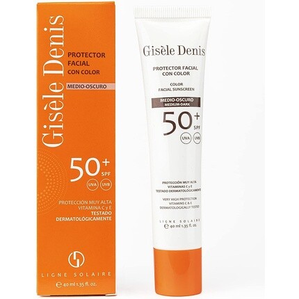 Gisгёлe Denis Color Солнцезащитный крем для лица Spf50+ Средний/Темный 40мл, Gisele Denis
Gisгёлe Denis Color Солнцезащитный крем для лица Spf50+ Средний/Темный 40мл, Gisele Denis