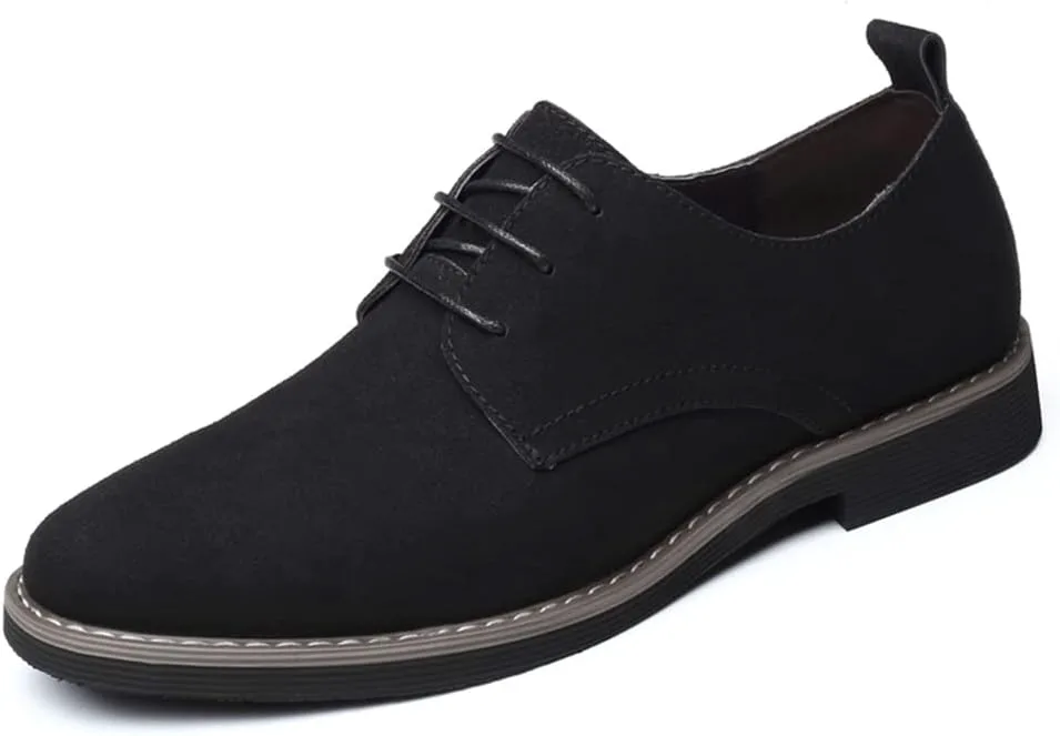 Мужские замшевые кожаные туфли LLTMALL с шнуровкой и округлым носком, черный
Мужские замшевые кожаные туфли LLTMALL с шнуровкой и округлым носком, черный