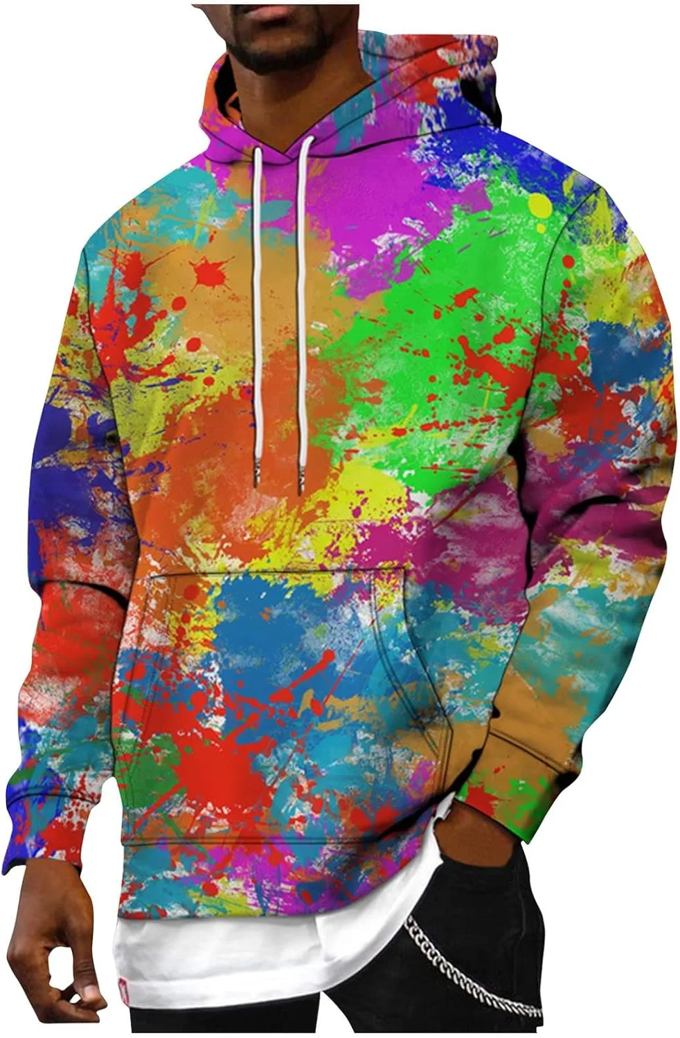 GOFULY мужская толстовка с капюшоном Lightweight Fall Tie Dye, длинный рукав, с карманом
GOFULY мужская толстовка с капюшоном Lightweight Fall Tie Dye, длинный рукав, с карманом