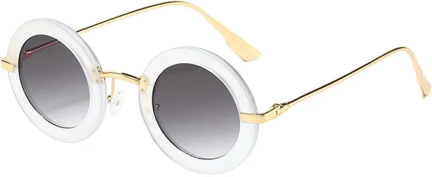 Винтажные панк-солнцезащитные очки круглой формы для женщин, популярный модный разноцветный вариант, желейные очки для мужчин, тренд UV400 TVTBBVV, Clear-gray
Винтажные панк-солнцезащитные очки круглой формы для женщин, популярный модный разноцветный вариант, желейные очки для мужчин, тренд UV400 TVTBBVV, Clear-gray