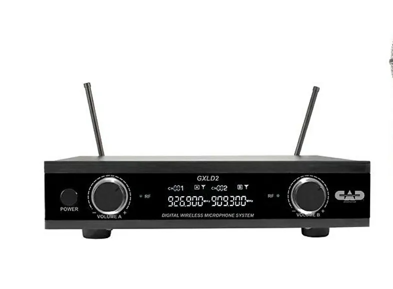Беспроводная микрофонная система CAD Audio GXLD2HHAH Dual Channel Dual Handset Wireless Microphone System. AH Frequency 
Беспроводная микрофонная система CAD Audio GXLD2HHAH Dual Channel Dual Handset Wireless Microphone System. AH Frequency