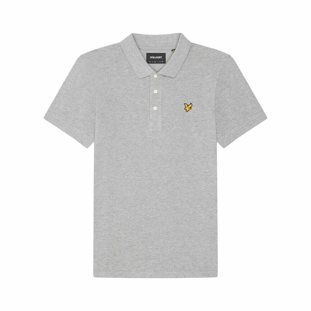 Рубашка поло Lyle & Scott Plain, серый 
Рубашка поло Lyle & Scott Plain, серый