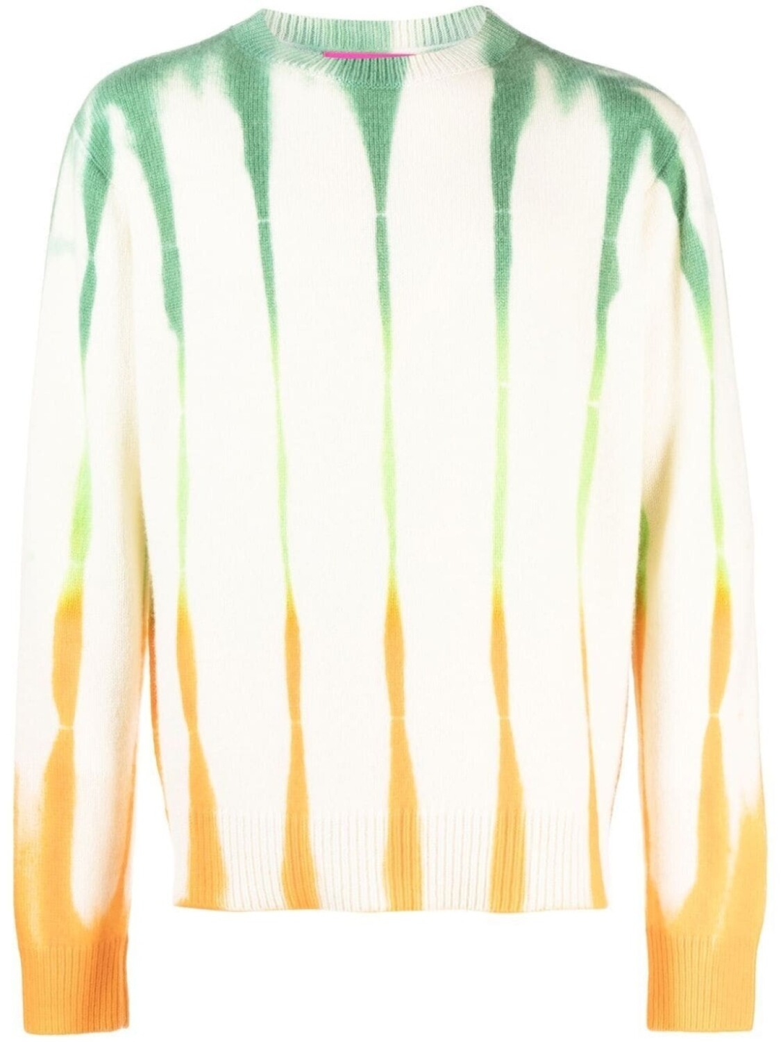 Кашемировый джемпер с абстрактным узором The Elder Statesman, бежевый
Кашемировый джемпер с абстрактным узором The Elder Statesman, бежевый