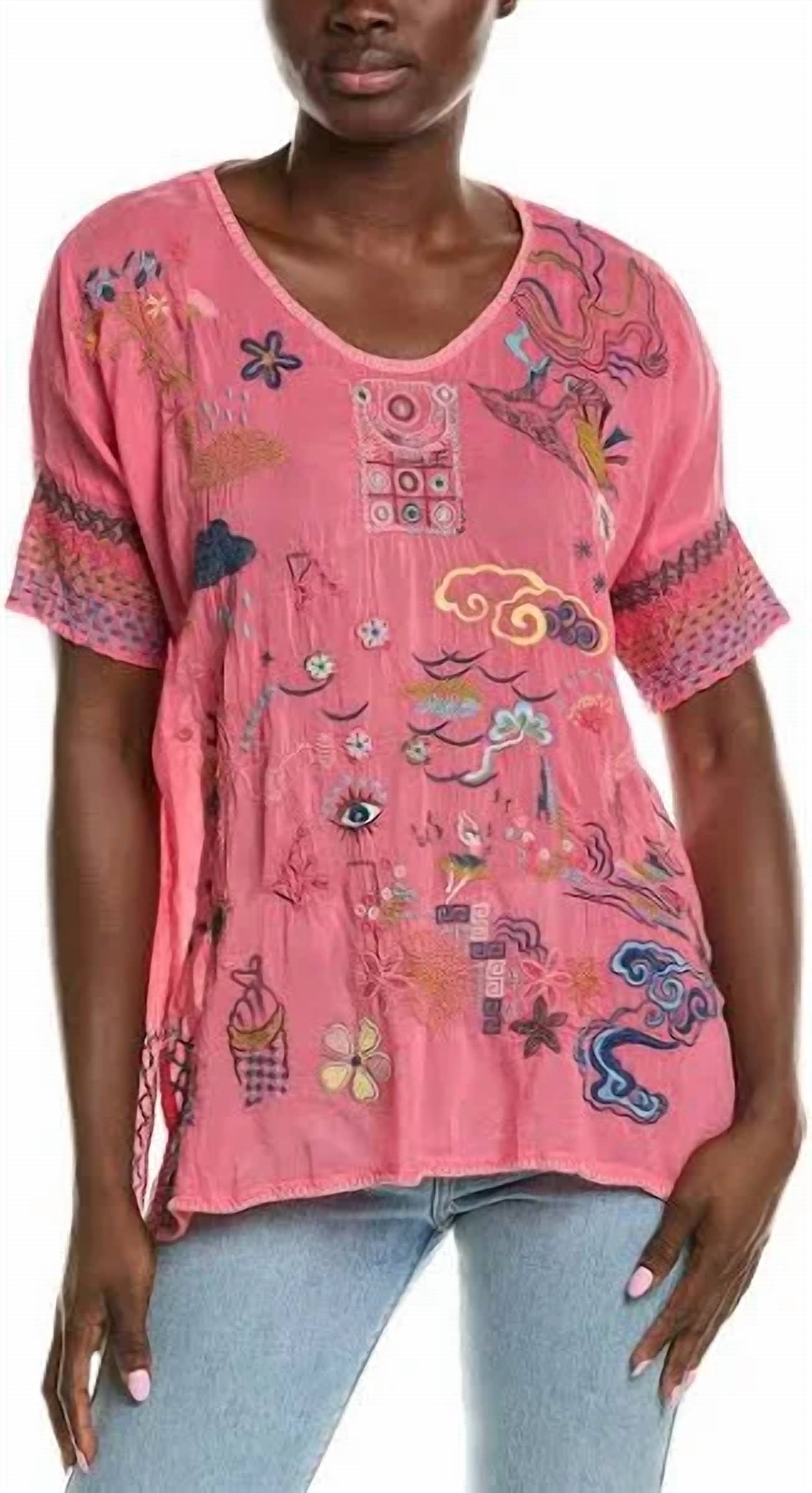 Натали блузка в розовом Johnny Was
Натали блузка в розовом Johnny Was