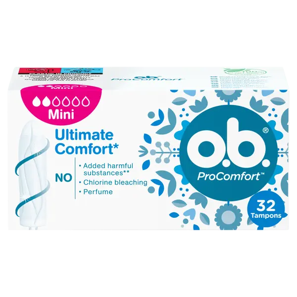 Мини-тампоны гигиенические, 32 шт./1 упаковка. O.B. Procomfort
Мини-тампоны гигиенические, 32 шт./1 упаковка. O.B. Procomfort