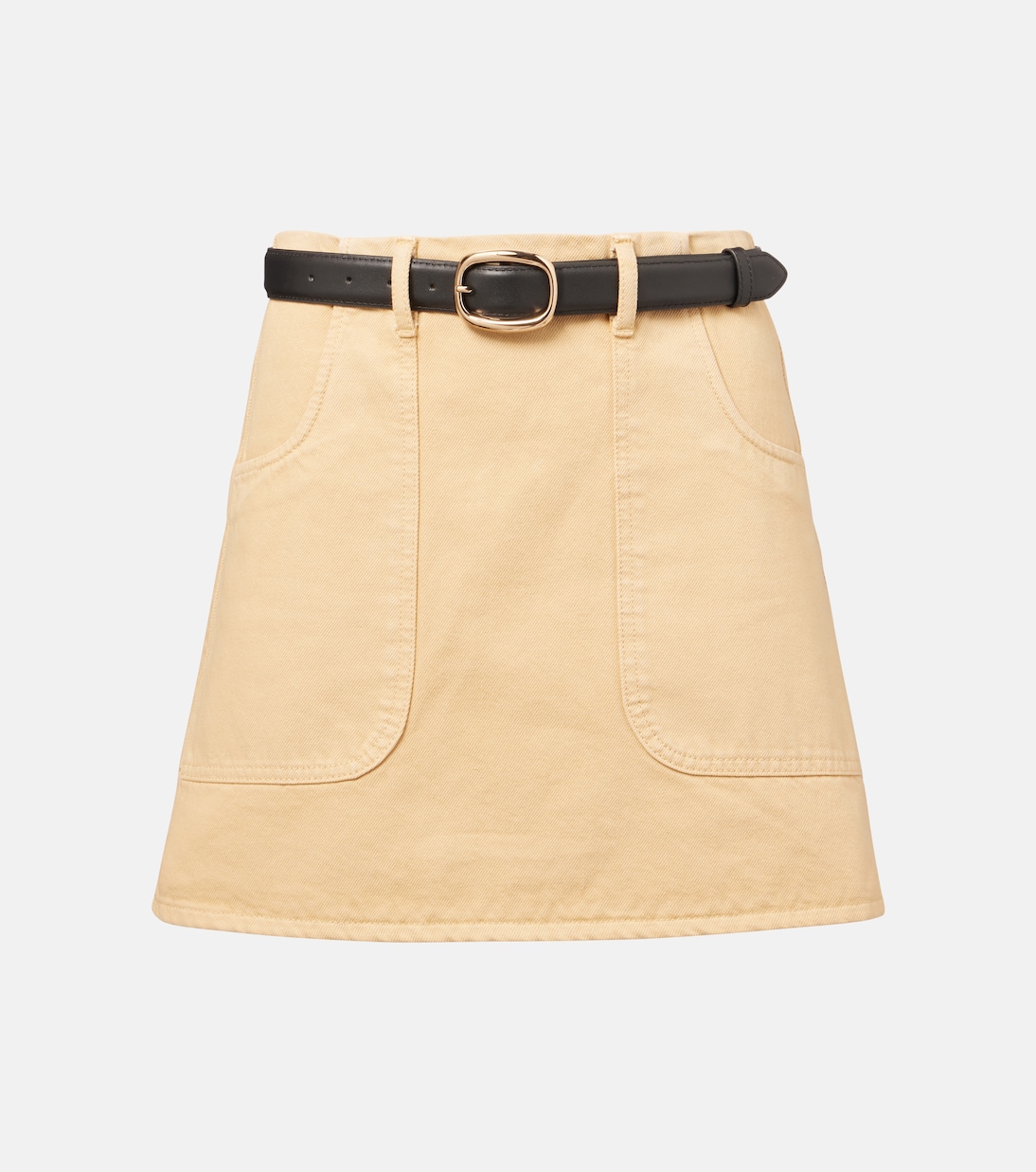 Джинговая мини-юбка Self-Portrait, бежевый
Джинговая мини-юбка Self-Portrait, бежевый