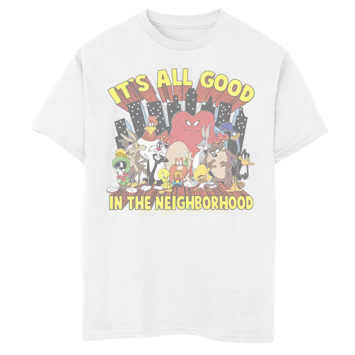 Футболка «Looney Tunes» для мальчиков 8–20 лет «В соседстве все хорошо» Licensed Character
Футболка «Looney Tunes» для мальчиков 8–20 лет «В соседстве все хорошо» Licensed Character