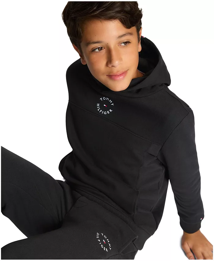 Толстовка с вышитым логотипом из мягкого флиса для малышей и мальчиков Tommy Hilfiger, черный
Толстовка с вышитым логотипом из мягкого флиса для малышей и мальчиков Tommy Hilfiger, черный