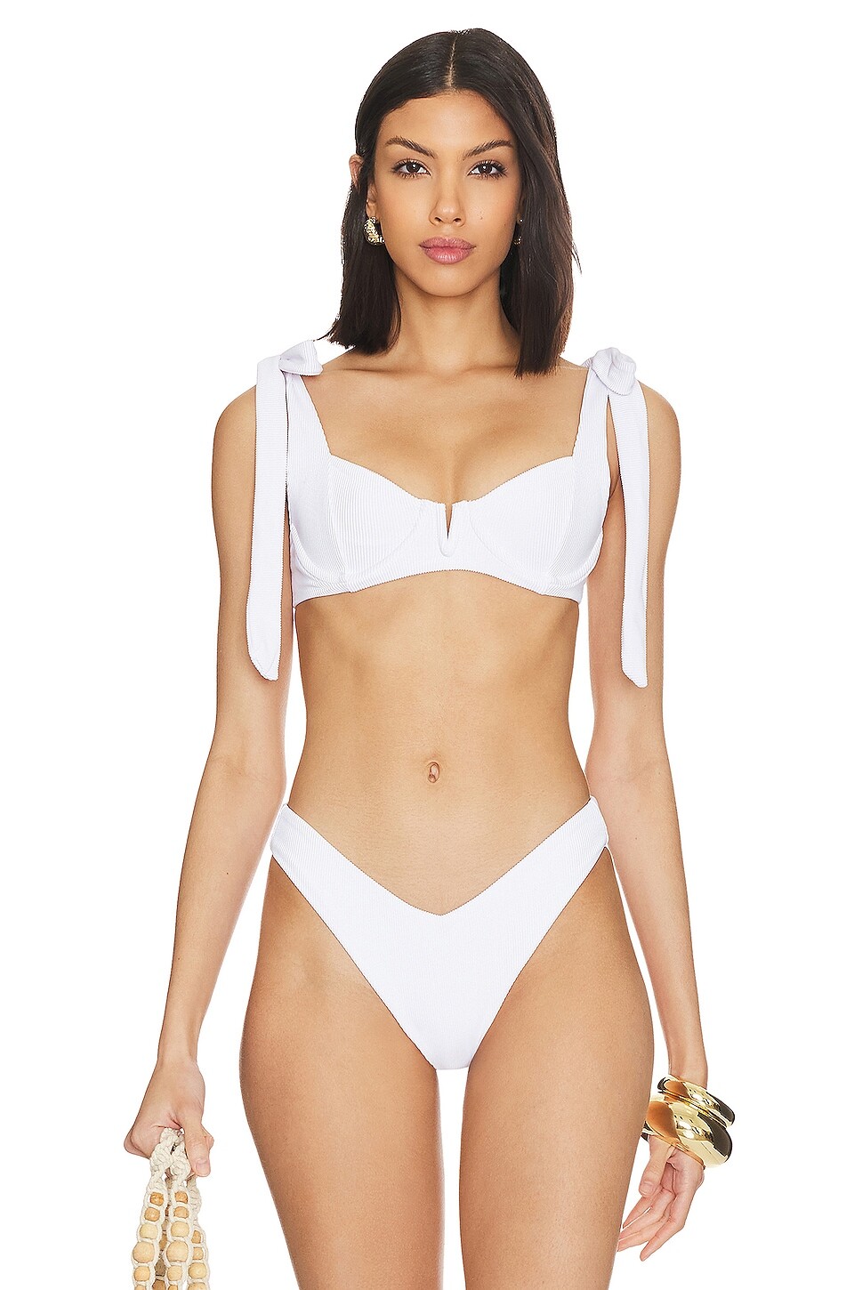 Топ бикини BEACH RIOT Blair, белый 
Топ бикини BEACH RIOT Blair, белый