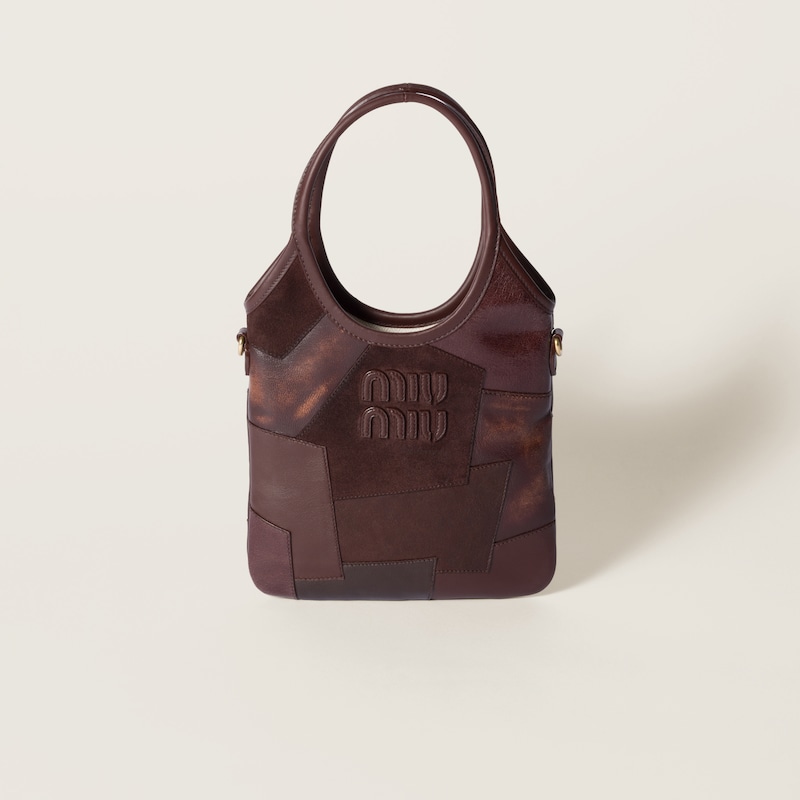 Сумка из кожи плюща Miu Miu, коричневый
Сумка из кожи плюща Miu Miu, коричневый