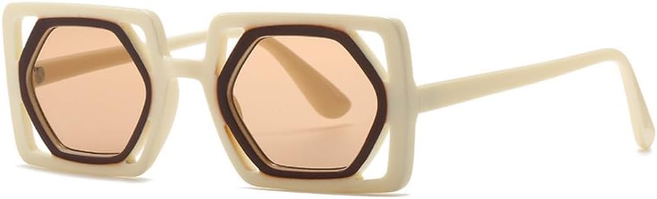 Полые солнцезащитные очки для женщин и мужчин, модные солнцезащитные очки в винтажном стиле, панк, хип-хоп, роскошные очки с защитой от УФ-излучения UV400 HVTVTLA, Beige Tea
Полые солнцезащитные очки для женщин и мужчин, модные солнцезащитные очки в винтажном стиле, панк, хип-хоп, роскошные очки с защитой от УФ-излучения UV400 HVTVTLA, Beige Tea