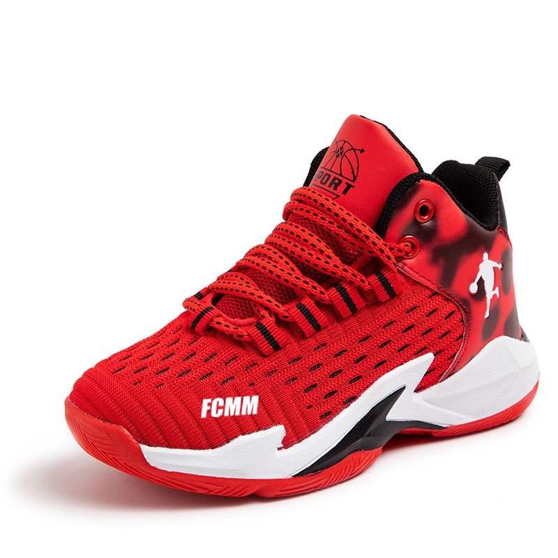 Высокие баскетбольные кроссовки для детей FCMM, красный 
Высокие баскетбольные кроссовки для детей FCMM, красный