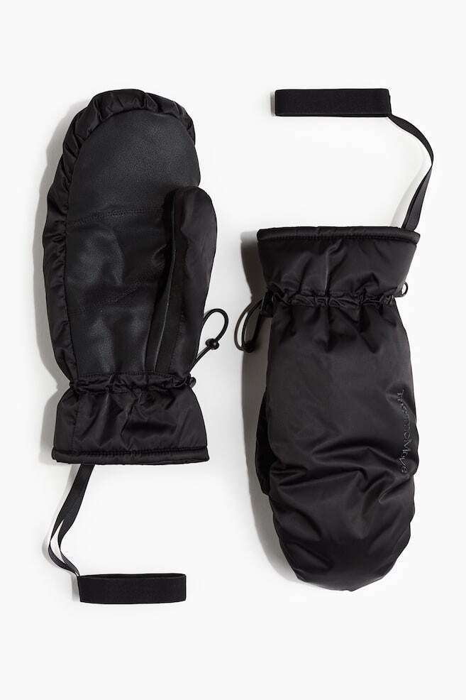 Лыжные варежки из термомува H&M, черный
Лыжные варежки из термомува H&M, черный