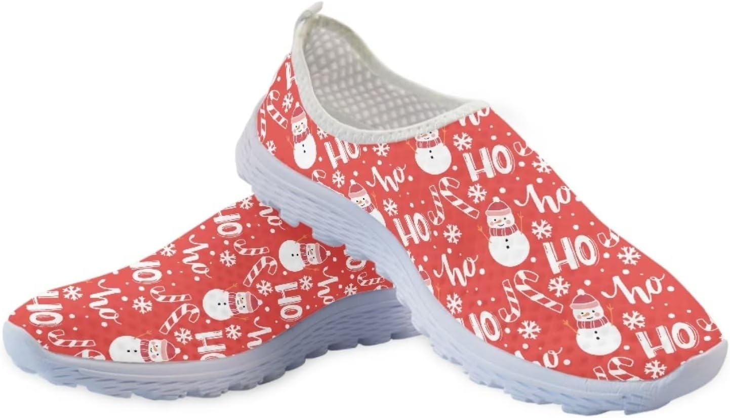 Кроссовки Belidome для женщин и мужчин, водонепроницаемые слипоны для ходьбы, бега и походов, спортивные, дышащие, легкие, Hoho Snowman Print
Кроссовки Belidome для женщин и мужчин, водонепроницаемые слипоны для ходьбы, бега и походов, спортивные, дышащие, легкие, Hoho Snowman Print