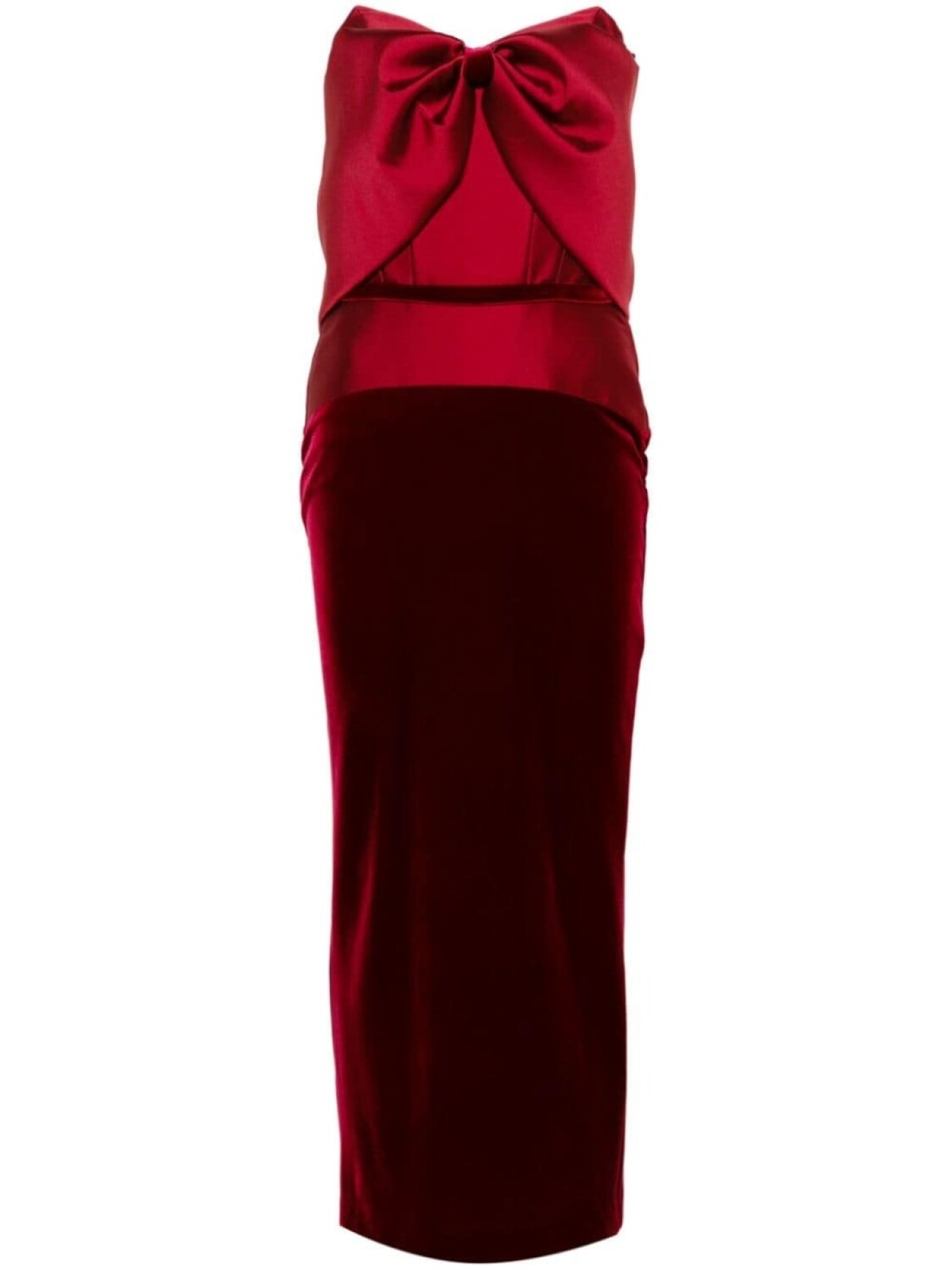 CRISTALLINI платье миди с открытыми плечами, красный
CRISTALLINI платье миди с открытыми плечами, красный