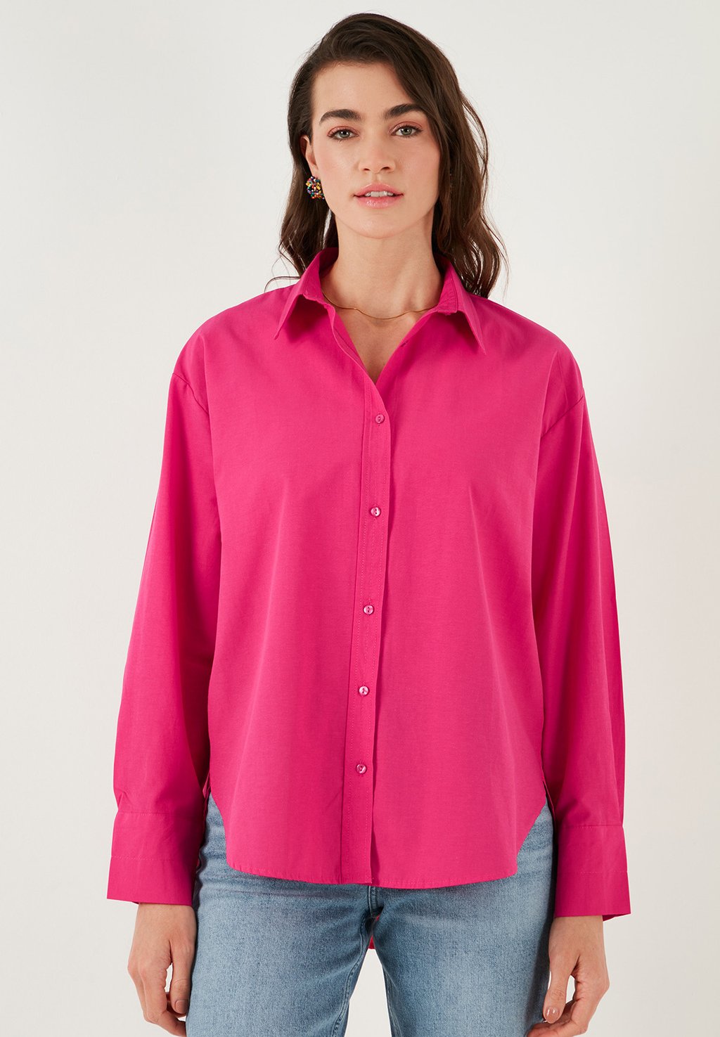 Блузка на пуговицах LELA, розовый
Блузка на пуговицах LELA, розовый