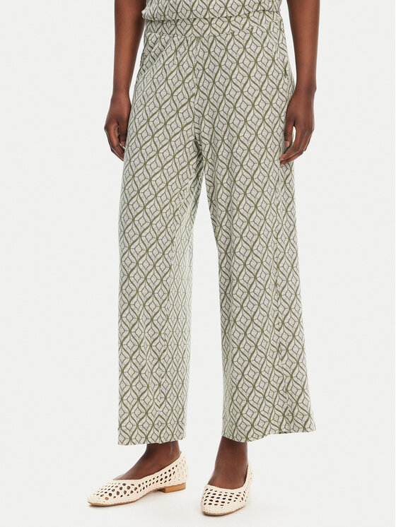 Брюки свободного покроя 14002433 Olsen, зеленый 
Брюки свободного покроя 14002433 Olsen, зеленый