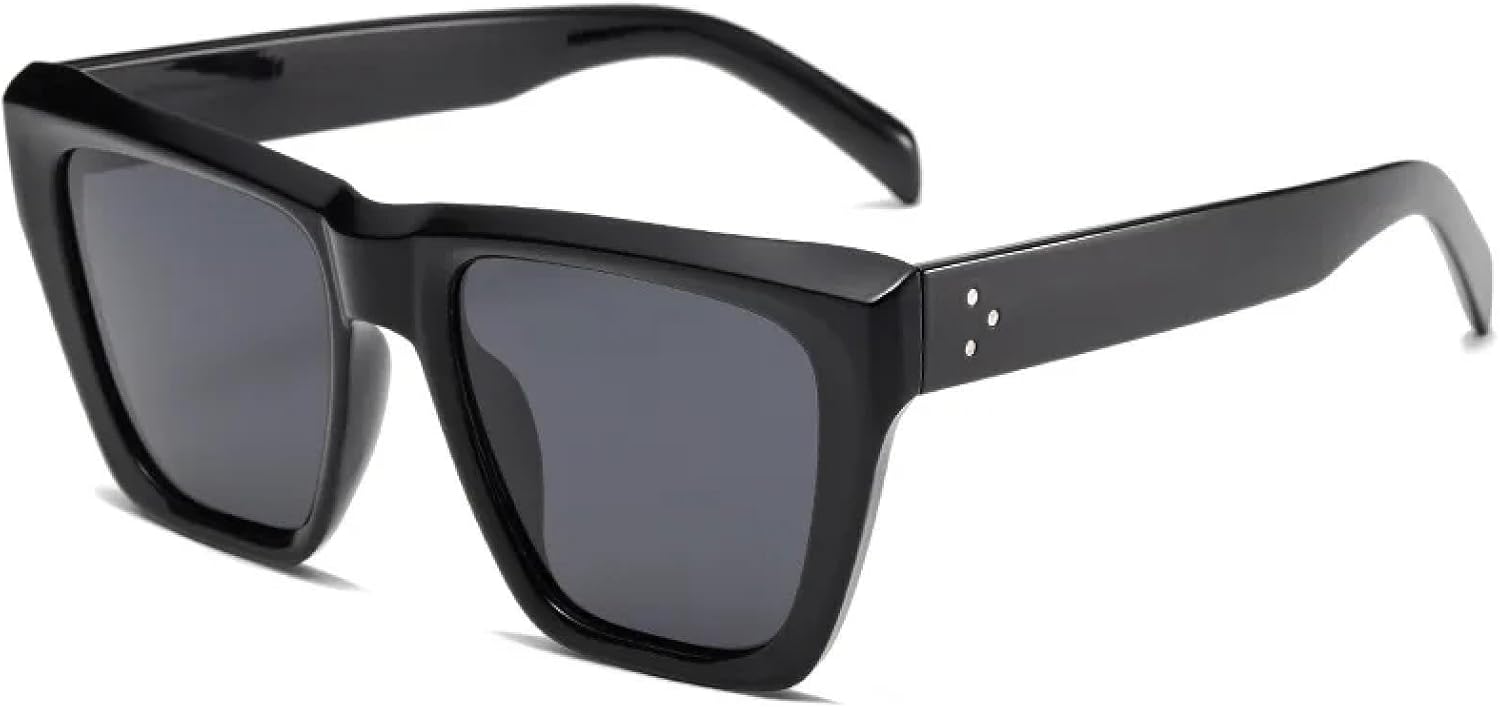 Большие солнцезащитные очки «кошачий глаз» для женщин, градиентные солнцезащитные очки с защитой от УФ-излучения UV400 для мужчин, солнцезащитные очки с заклепками DSVIGF, Black Gray
Большие солнцезащитные очки «кошачий глаз» для женщин, градиентные солнцезащитные очки с защитой от УФ-излучения UV400 для мужчин, солнцезащитные очки с заклепками DSVIGF, Black Gray