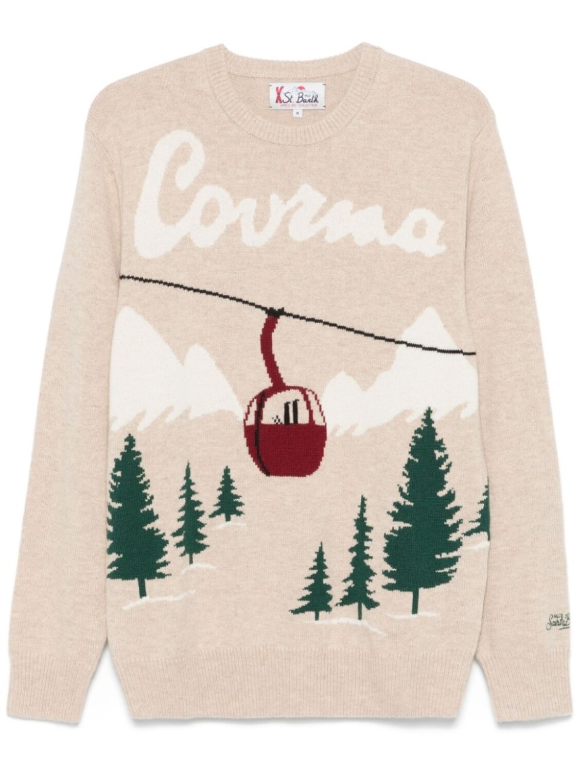 Свитер Heron C MC2 Saint Barth, нейтральный цвет 
Свитер Heron C MC2 Saint Barth, нейтральный цвет