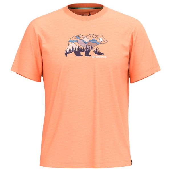 Футболка с рисунком медведя - рубашка из шерсти мериноса Smartwool, Terracotta
Футболка с рисунком медведя - рубашка из шерсти мериноса Smartwool, Terracotta