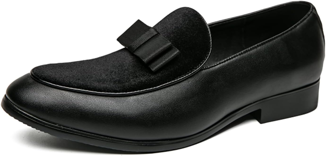 Мужские лоферы: бархатные и кожаные мокасины, туфли с бантом, идеально подходят для свадеб, торжественных событий и домашних тапочек, черные и красные Kpdwfms
Мужские лоферы: бархатные и кожаные мокасины, туфли с бантом, идеально подходят для свадеб, торжественных событий и домашних тапочек, черные и красные Kpdwfms