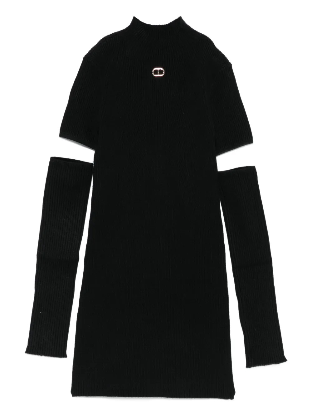 Платье в рубчик с высоким воротником TWINSET Kids, черный
Платье в рубчик с высоким воротником TWINSET Kids, черный