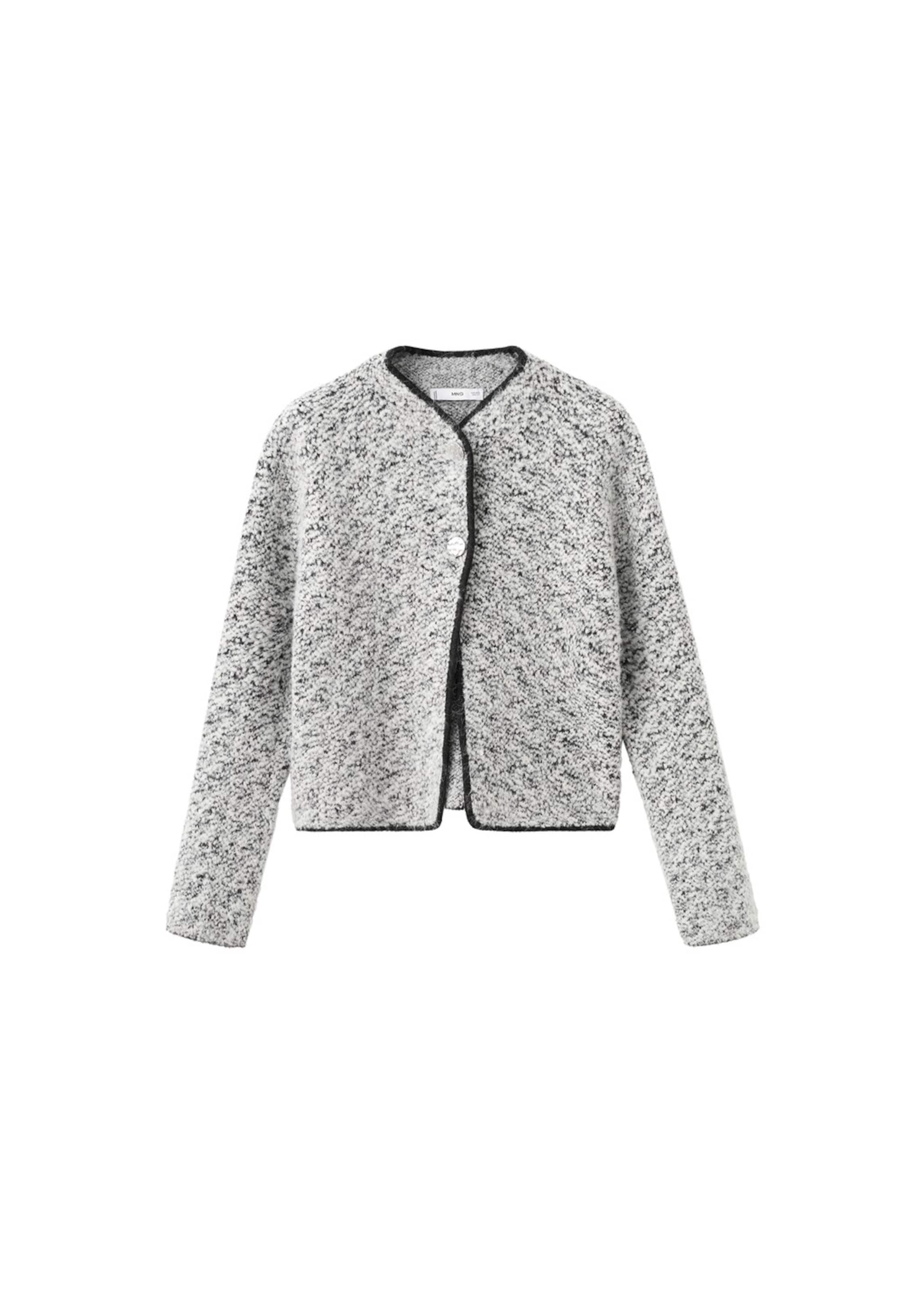 MANGO Кардиган 'Javi' в крапинку черного цвета
MANGO Кардиган 'Javi' в крапинку черного цвета