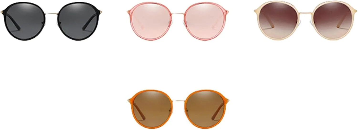 Роскошные круглые солнцезащитные очки в металлической оправе для женщин, классические черные солнцезащитные очки с защитой от УФ-излучения UV400 TKKTLLT, Tea Tea
Роскошные круглые солнцезащитные очки в металлической оправе для женщин, классические черные солнцезащитные очки с защитой от УФ-излучения UV400 TKKTLLT, Tea Tea