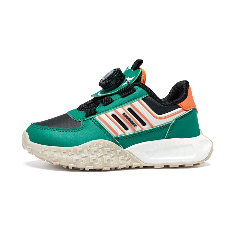 Нескользящая износостойкая детская обувь для повседневной жизни BIG WASP, черный/зеленый
Нескользящая износостойкая детская обувь для повседневной жизни BIG WASP, черный/зеленый