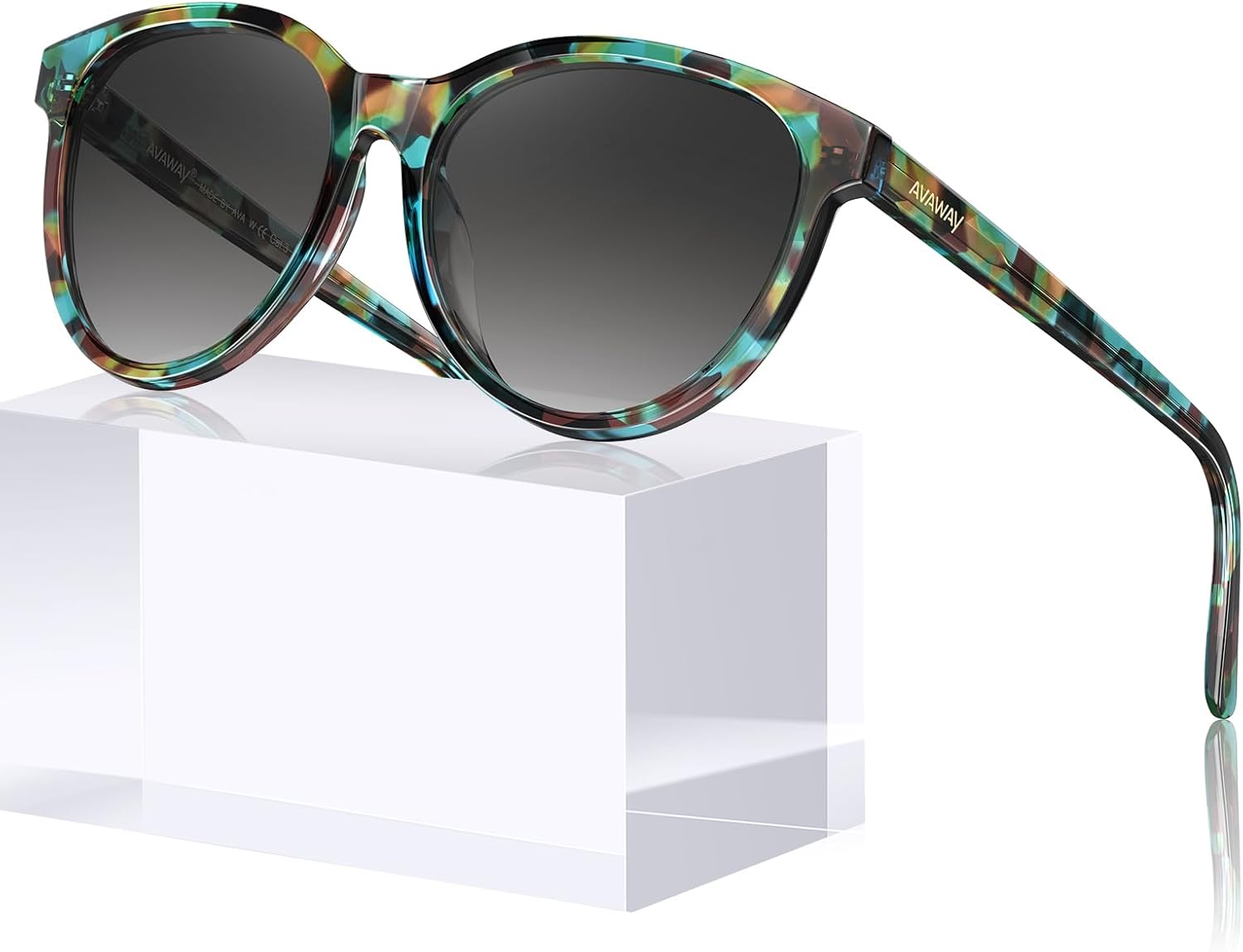 Женские солнцезащитные очки AVAWAY с поляризацией и 100% защитой от УФ-излучения для вождения, гольфа, пеших прогулок и катания на лодке, 5.tortoise Frame & Gradient Grey Lens
Женские солнцезащитные очки AVAWAY с поляризацией и 100% защитой от УФ-излучения для вождения, гольфа, пеших прогулок и катания на лодке, 5.tortoise Frame & Gradient Grey Lens