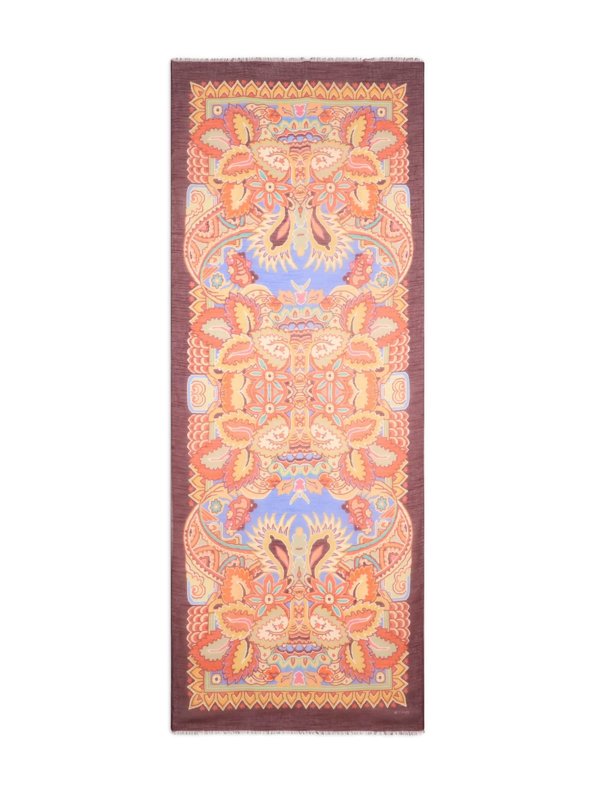 Шарф с принтом Etro, оранжевый
Шарф с принтом Etro, оранжевый