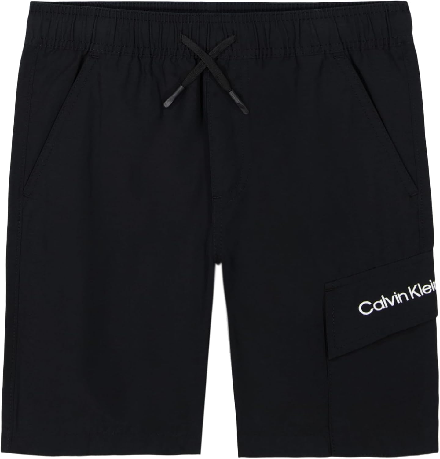 Шорты-карго Calvin Klein для мальчиков, затягивающиеся на шнурок, Black
Шорты-карго Calvin Klein для мальчиков, затягивающиеся на шнурок, Black