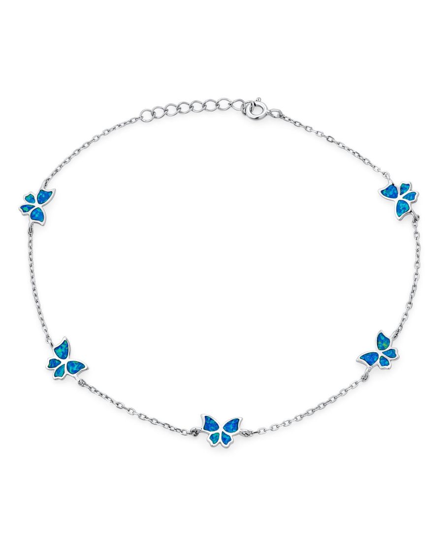 Браслет с подвеской в виде бабочки и опала, летний сад, серебро 9-10 дюймов Bling Jewelry, Blue
Браслет с подвеской в виде бабочки и опала, летний сад, серебро 9-10 дюймов Bling Jewelry, Blue