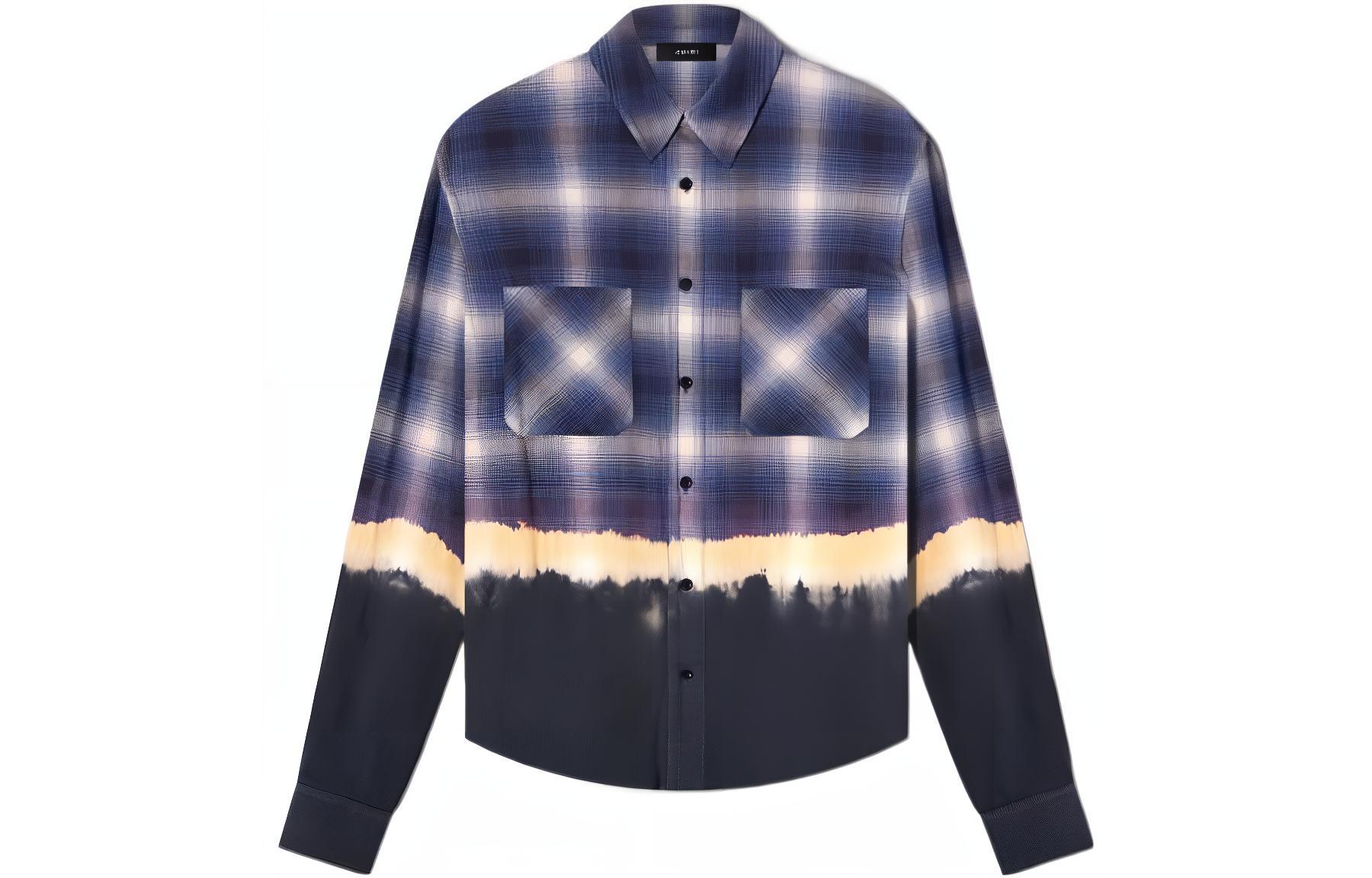 AMIRI Отбеленная бандана клетчатая рубашка
AMIRI Отбеленная бандана клетчатая рубашка