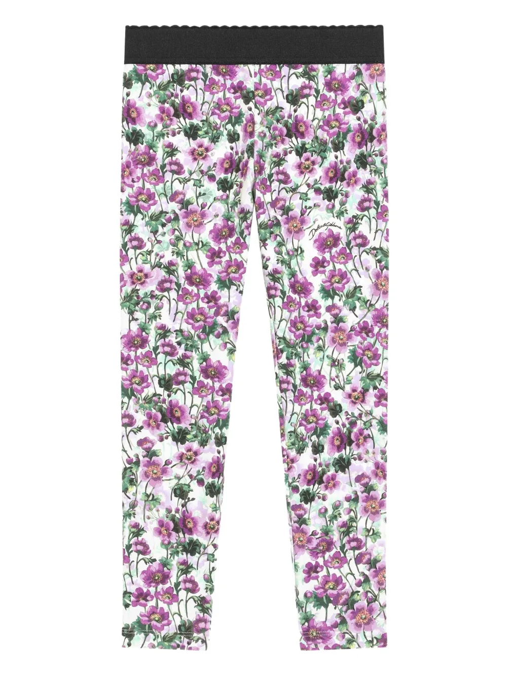 Леггинсы с эластичным поясом и цветочным принтом Dolce & Gabbana Kids, белый
Леггинсы с эластичным поясом и цветочным принтом Dolce & Gabbana Kids, белый