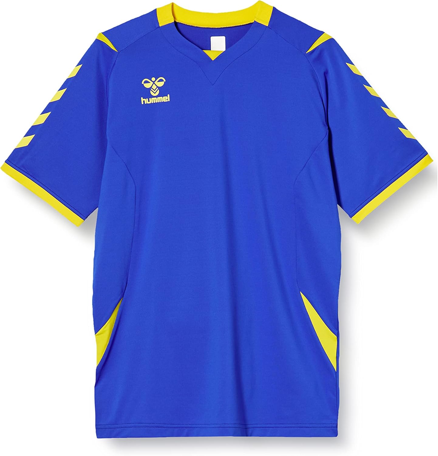 Мужская игровая футболка с коротким рукавом Hummel, синий/желтый
Мужская игровая футболка с коротким рукавом Hummel, синий/желтый