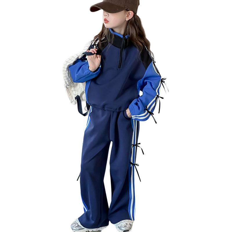 Детская спортивная одежда для девочек на весну и осень Disney, синий
Детская спортивная одежда для девочек на весну и осень Disney, синий